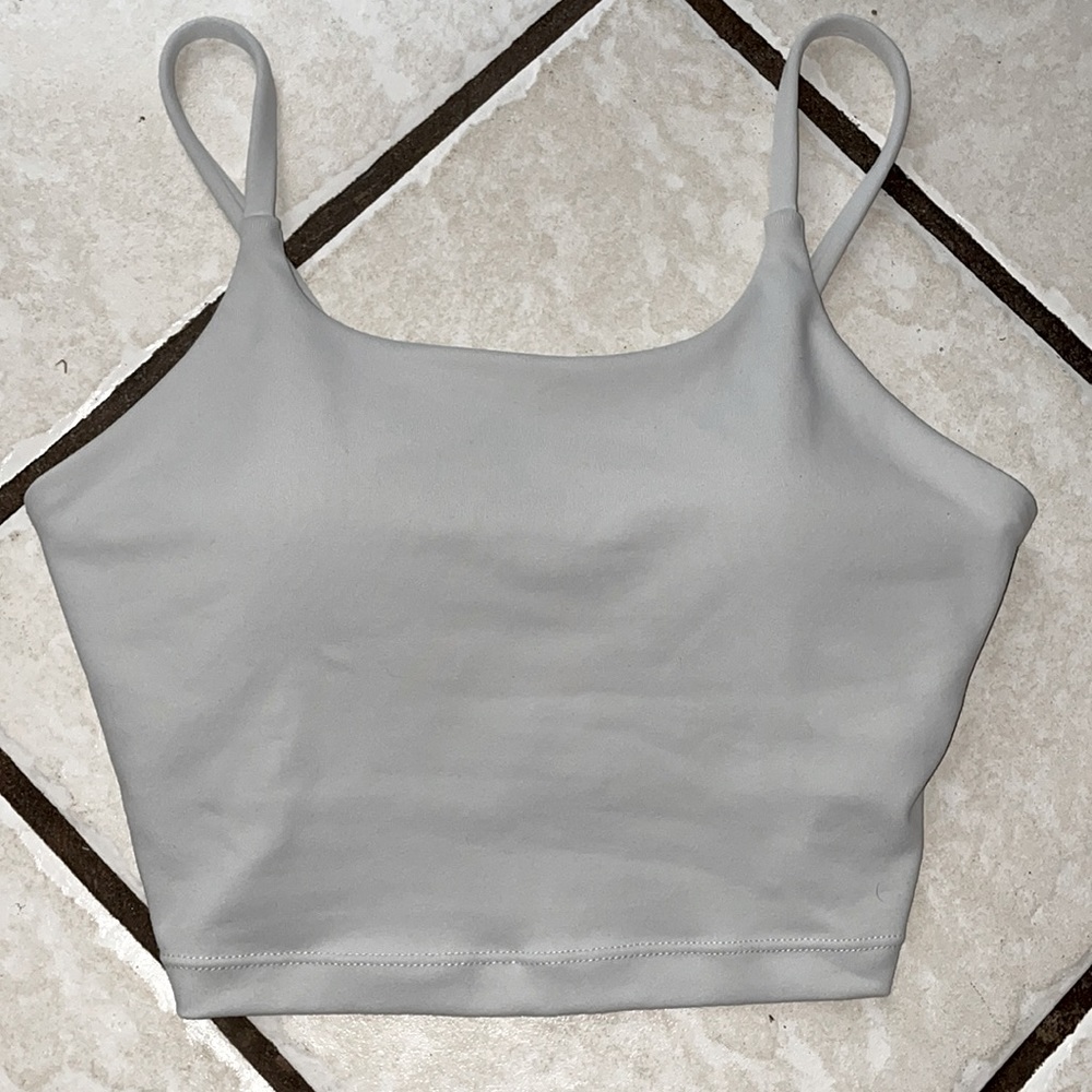 Light gray Sport crop top